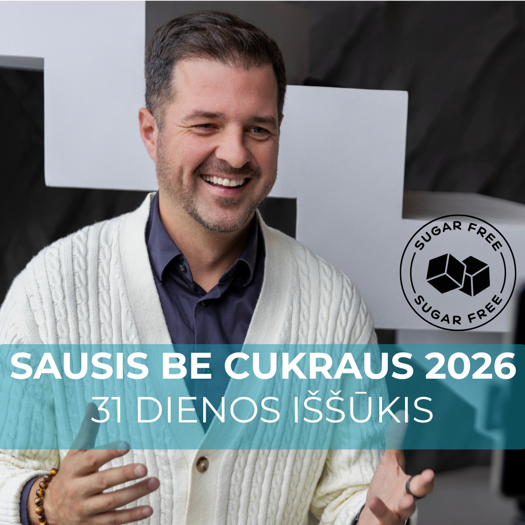 Sausis be cukraus
