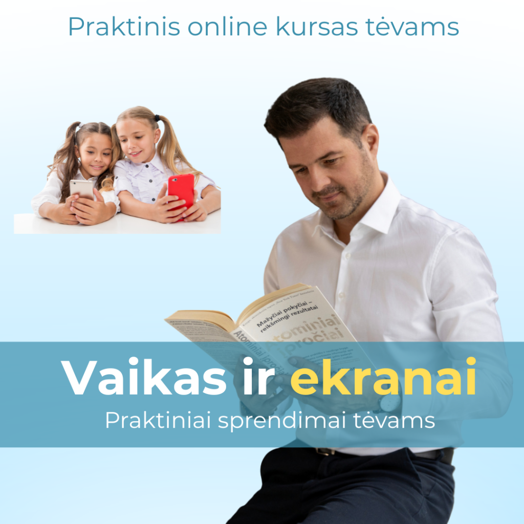 vaikas ir ekranai